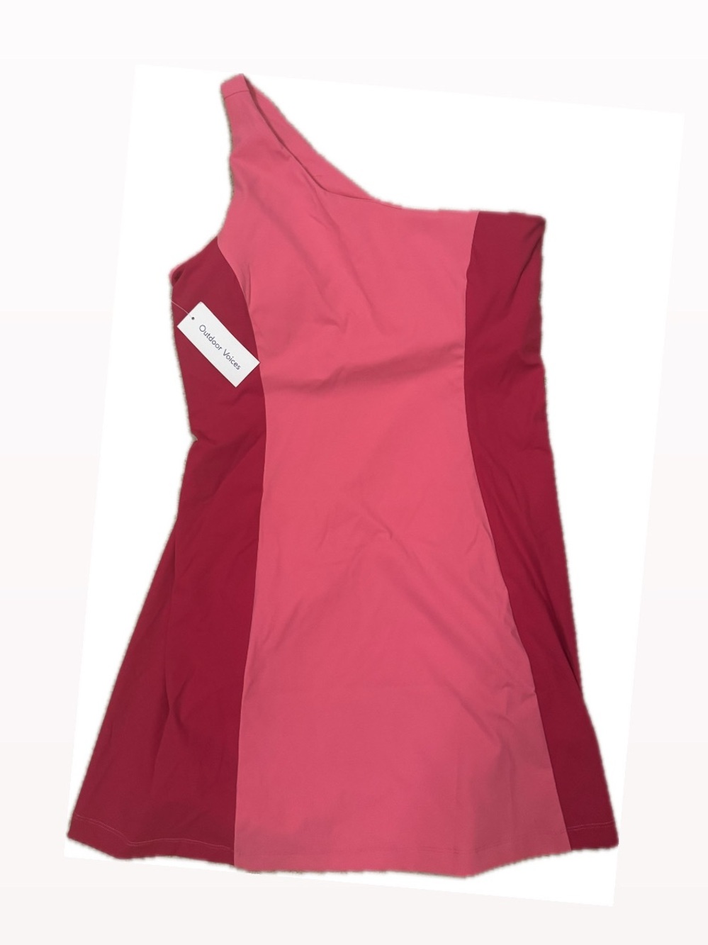Outdoor Voices Two-Tone Pink Active Top